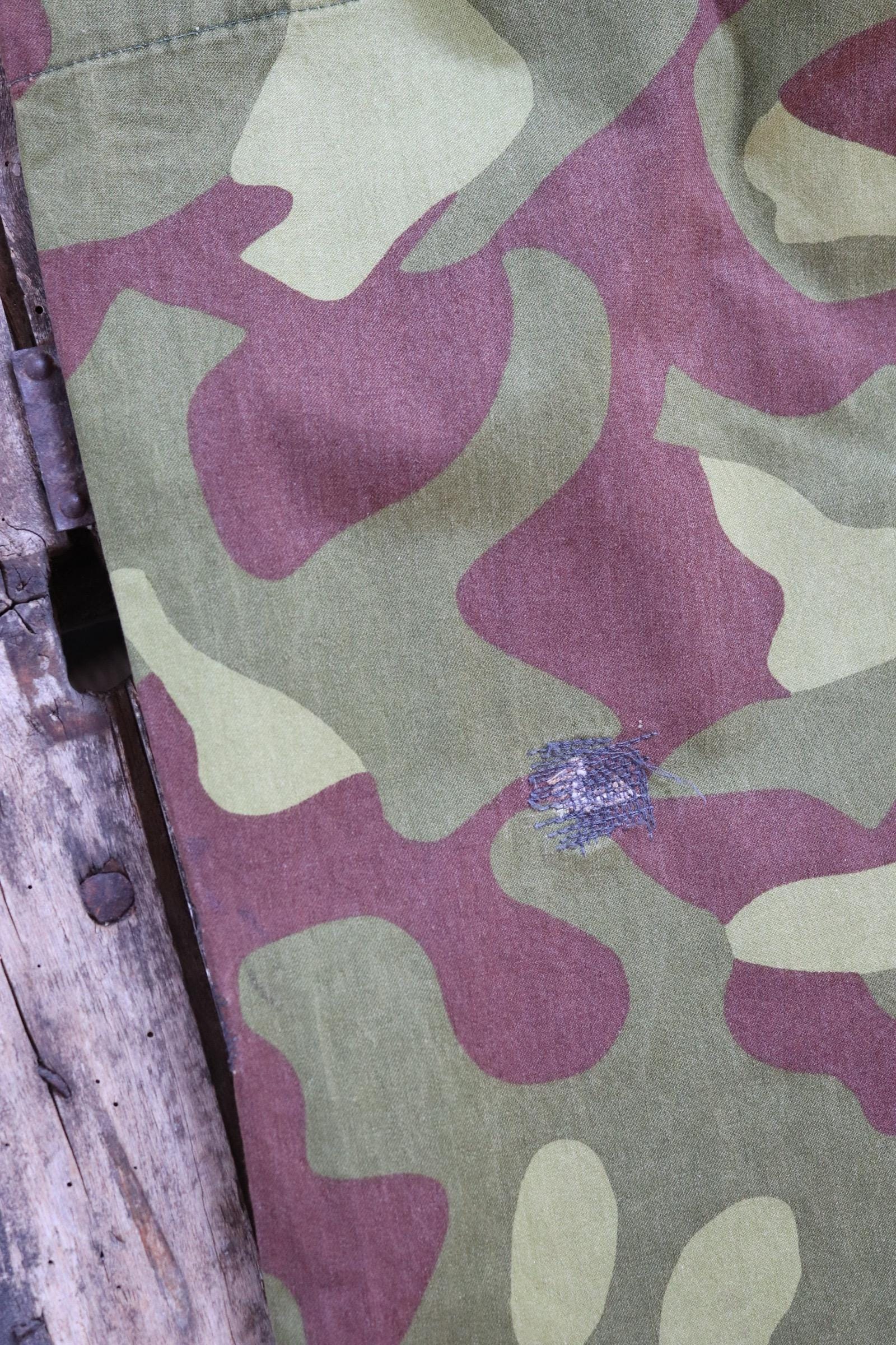 Vintage 1990s Finnish M62 camo trousers - windproof paratrooper pants - 38” x 28”