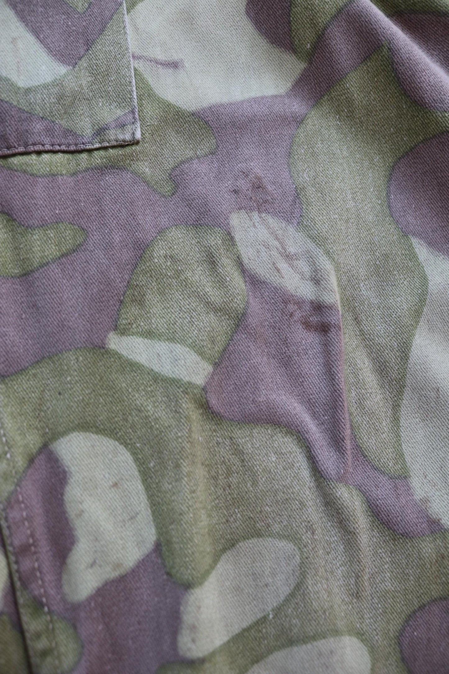 Vintage 1960s Finnish M62 camo trousers - windproof paratrooper pants - 36” x 33”