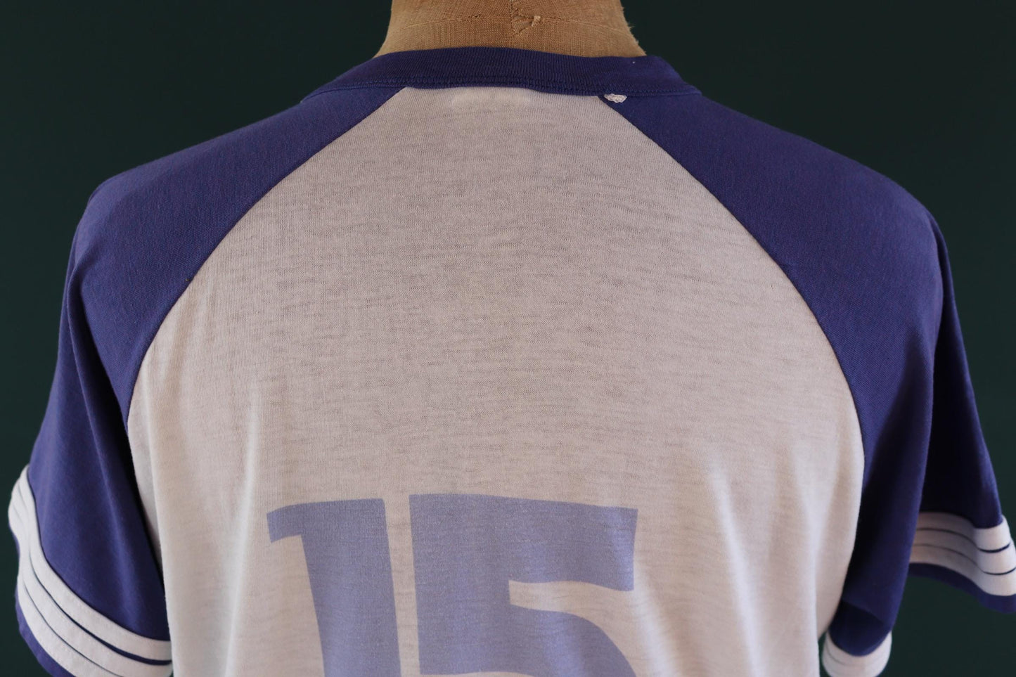 Vintage 1980s computerland t shirt - ringer tee - sportswear - 46” chest
