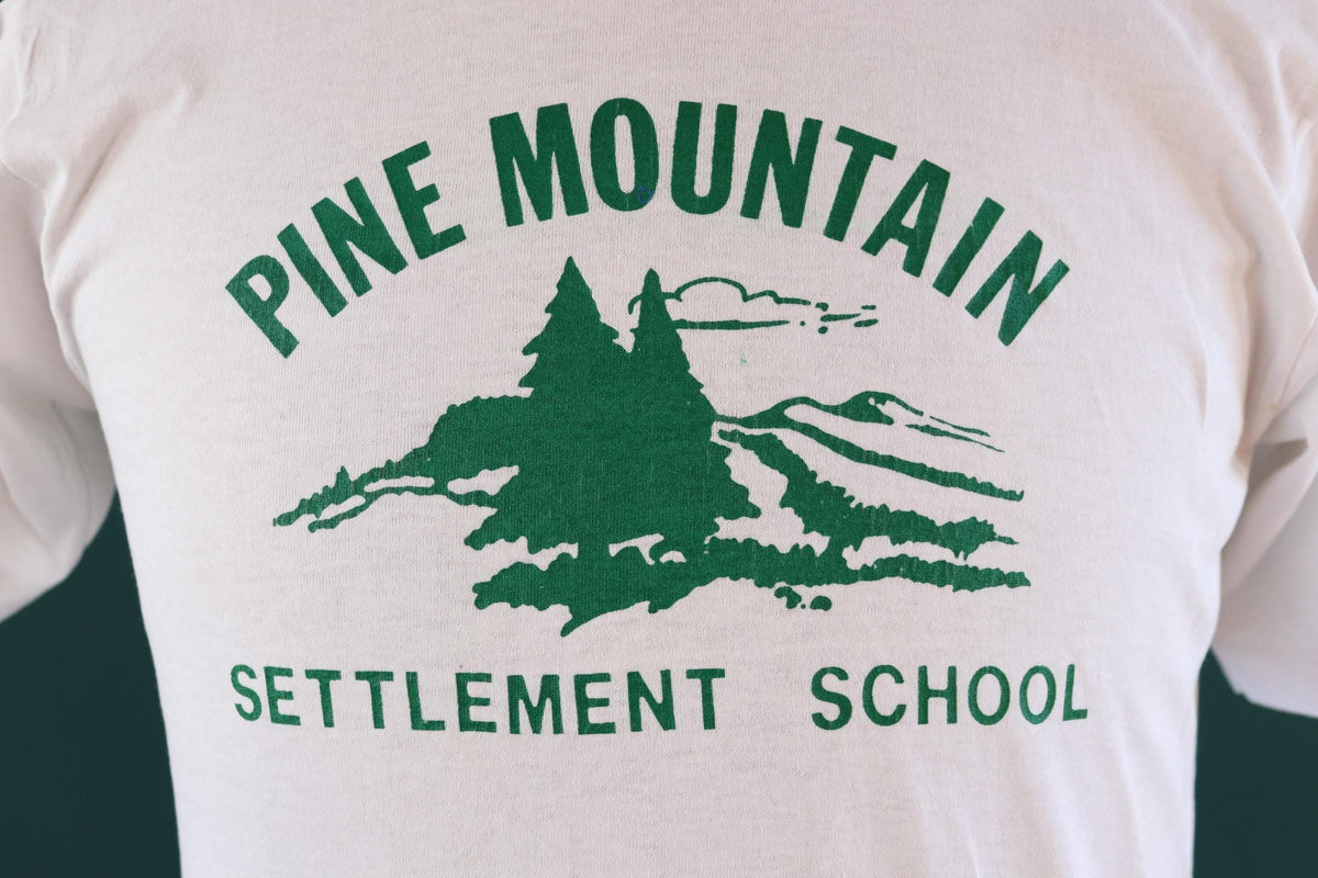 Vintage 1990s camp t shirt - Pine Mountain - white tee - 38” chest
