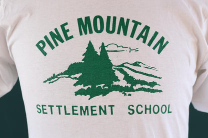 Vintage 1990s camp t shirt - Pine Mountain - white tee - 38” chest