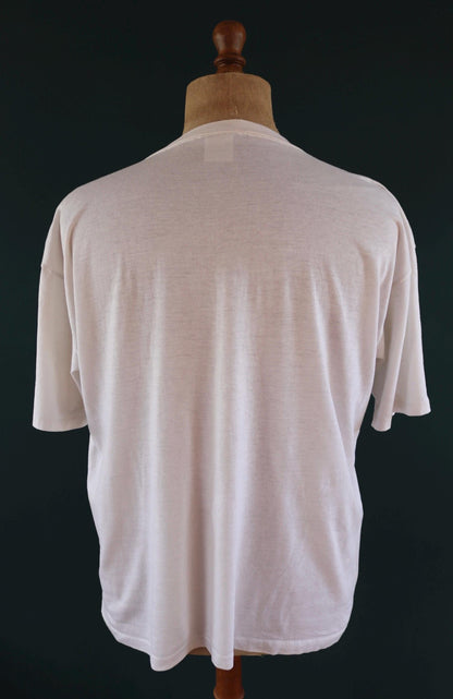 Vintage 1980s Snoopy t shirt - Peanuts print tee - dads need rest - 46” chest