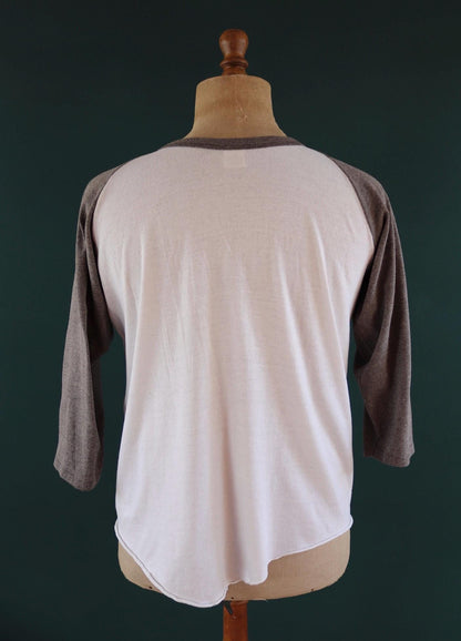 Vintage 1980s Beatlefest t shirt - Beatles baseball ringer - 43” chest