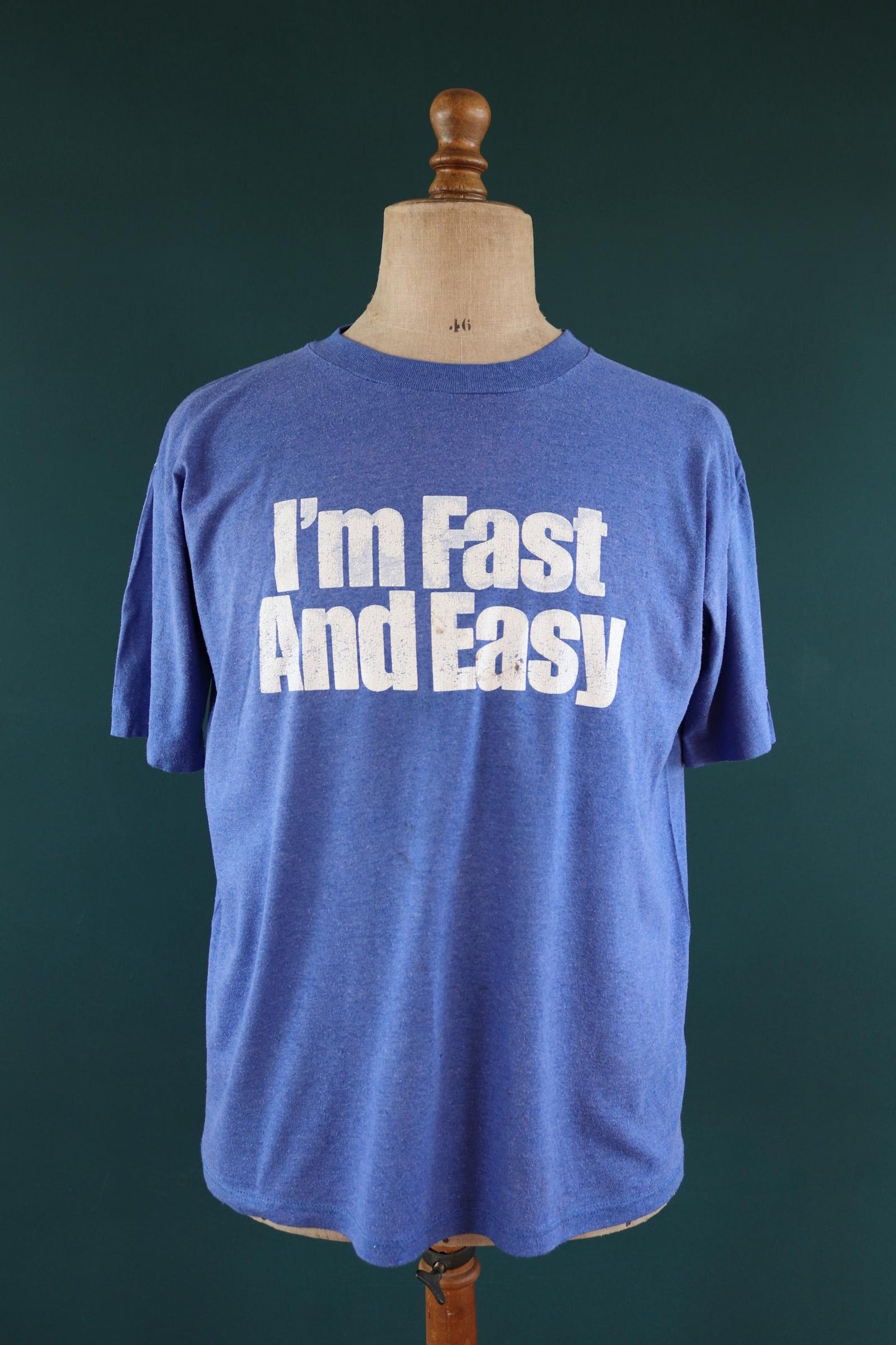 Vintage 1990s Fast and Easy t shirt - construction advertising - 45” chest