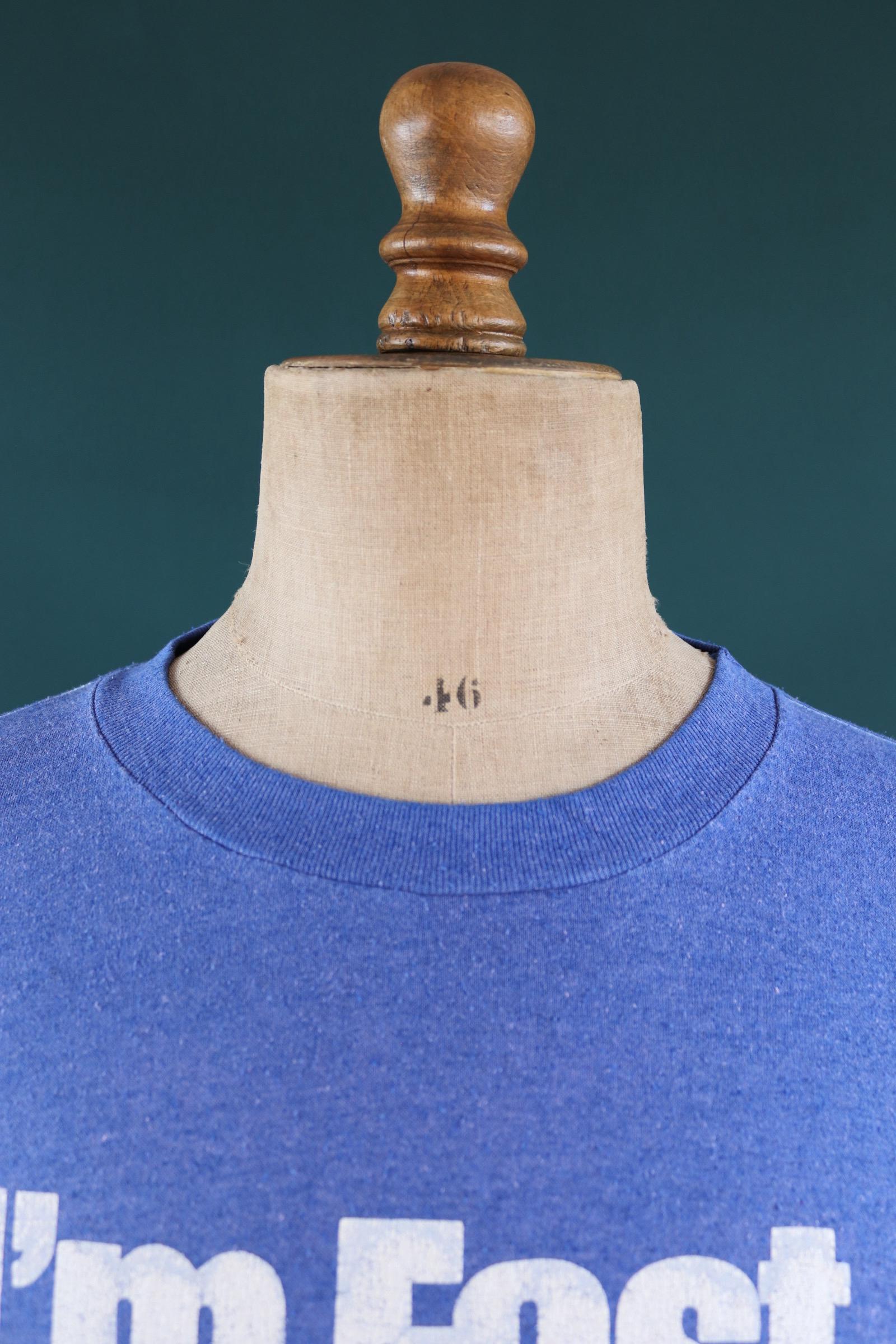 Vintage 1990s Fast and Easy t shirt - construction advertising - 45” chest