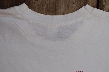 Vintage 1980s Las Vegas t shirt - Coyote Spring Ranch print - 33” chest