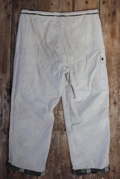 Vintage 1980s Finnish M62 camo trousers - windproof paratrooper pants - 42” x 30”