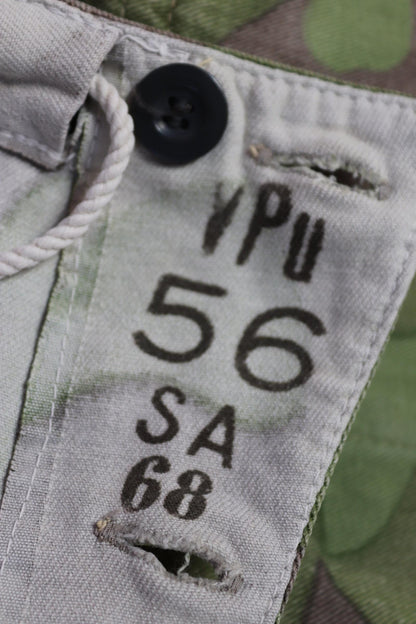 Vintage 1960s Finnish M62 camo trousers - windproof paratrooper pants - 41” x 27”