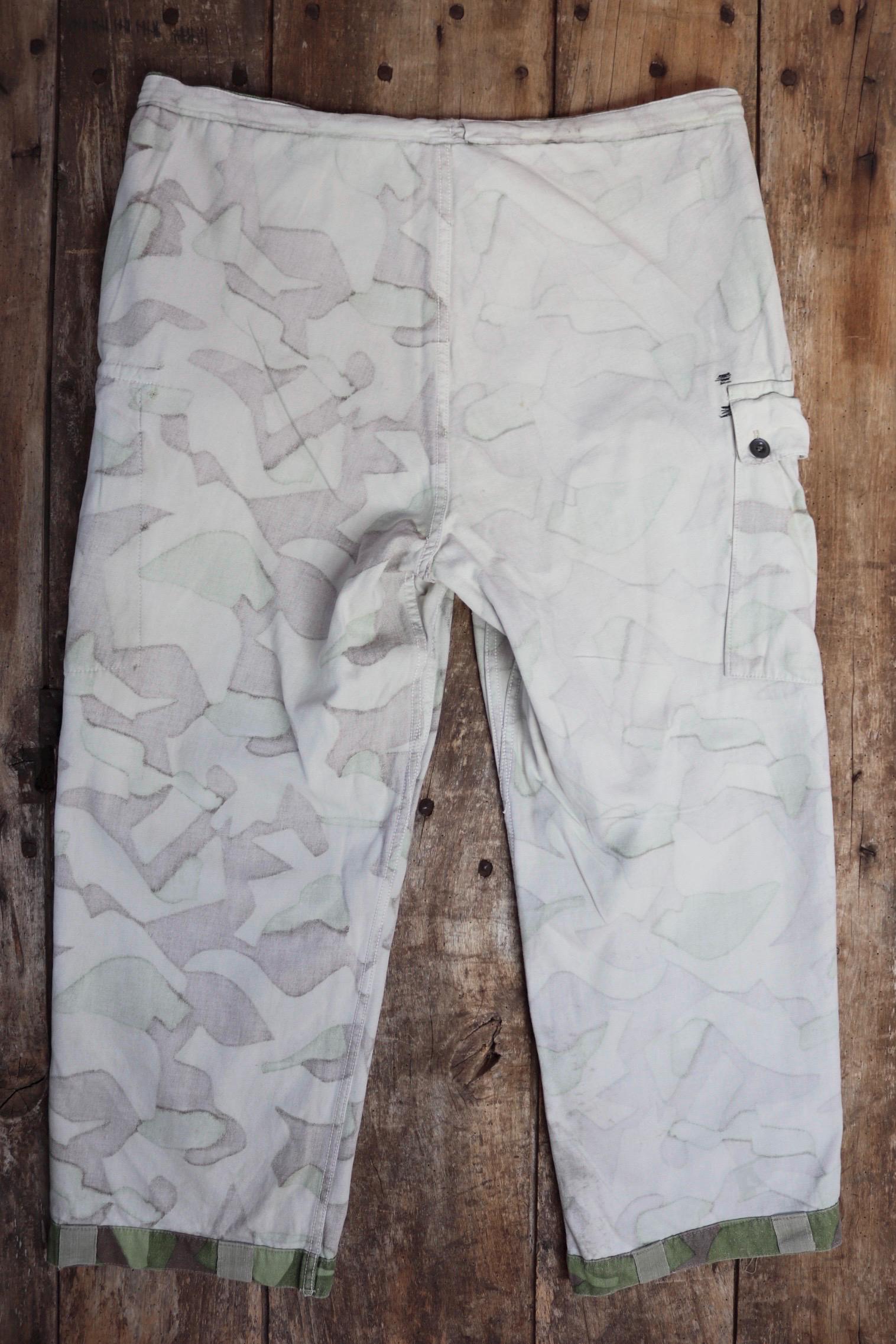 Vintage 1960s Finnish M62 camo trousers - windproof paratrooper pants - 41” x 27”