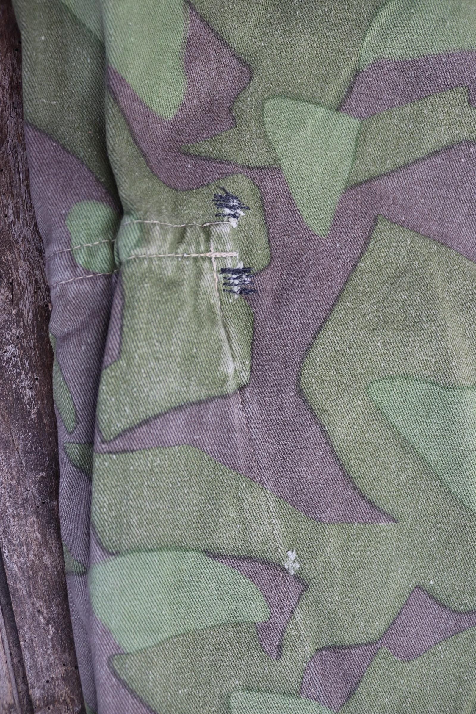 Vintage 1960s Finnish M62 camo trousers - windproof paratrooper pants - 41” x 27”
