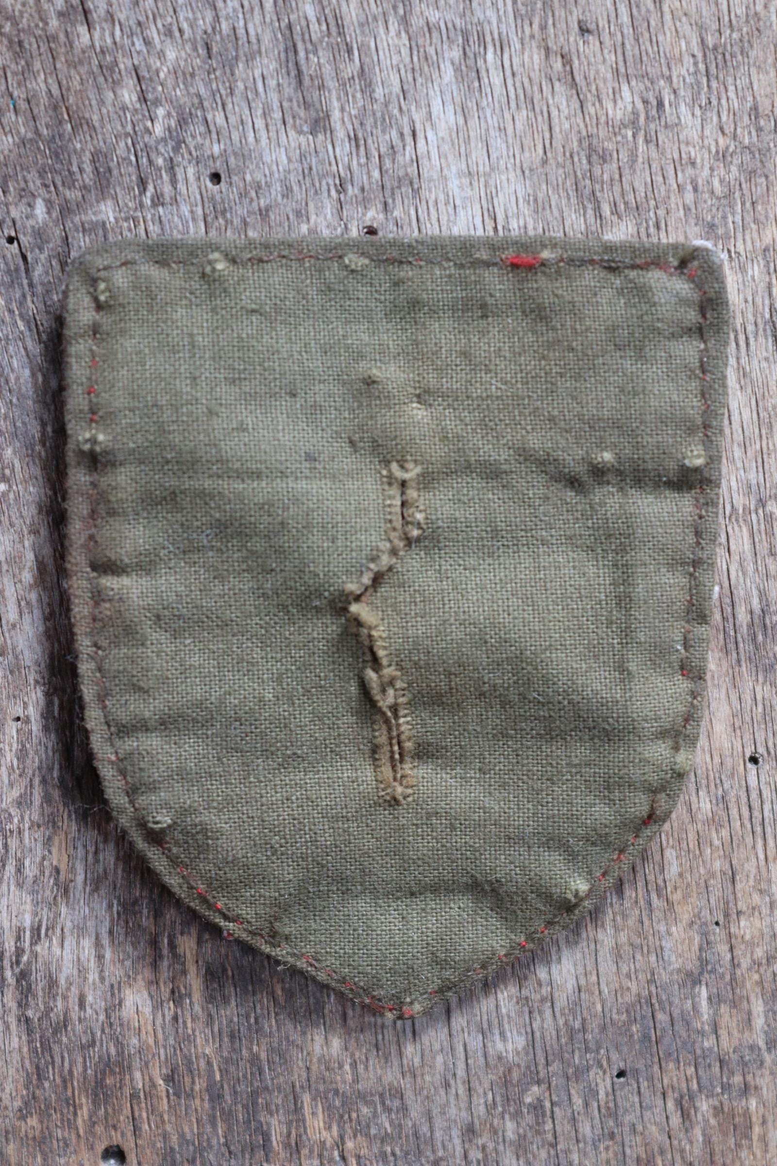 Vintage repro 1970s Vietnam MACV SOG patch - crouching tiger - Special Commando Unit