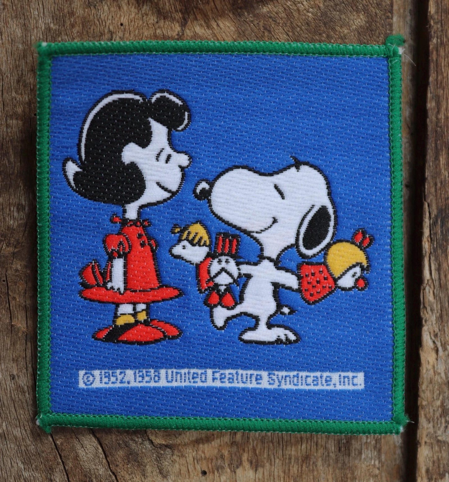 Vintage 1980s Snoopy patches - Peanuts embroidered badges - deadstock - Red Baron