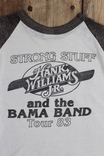 Vintage 1980s Hank Williams Jr t shirt - single stitch - tour tee - 41” chest