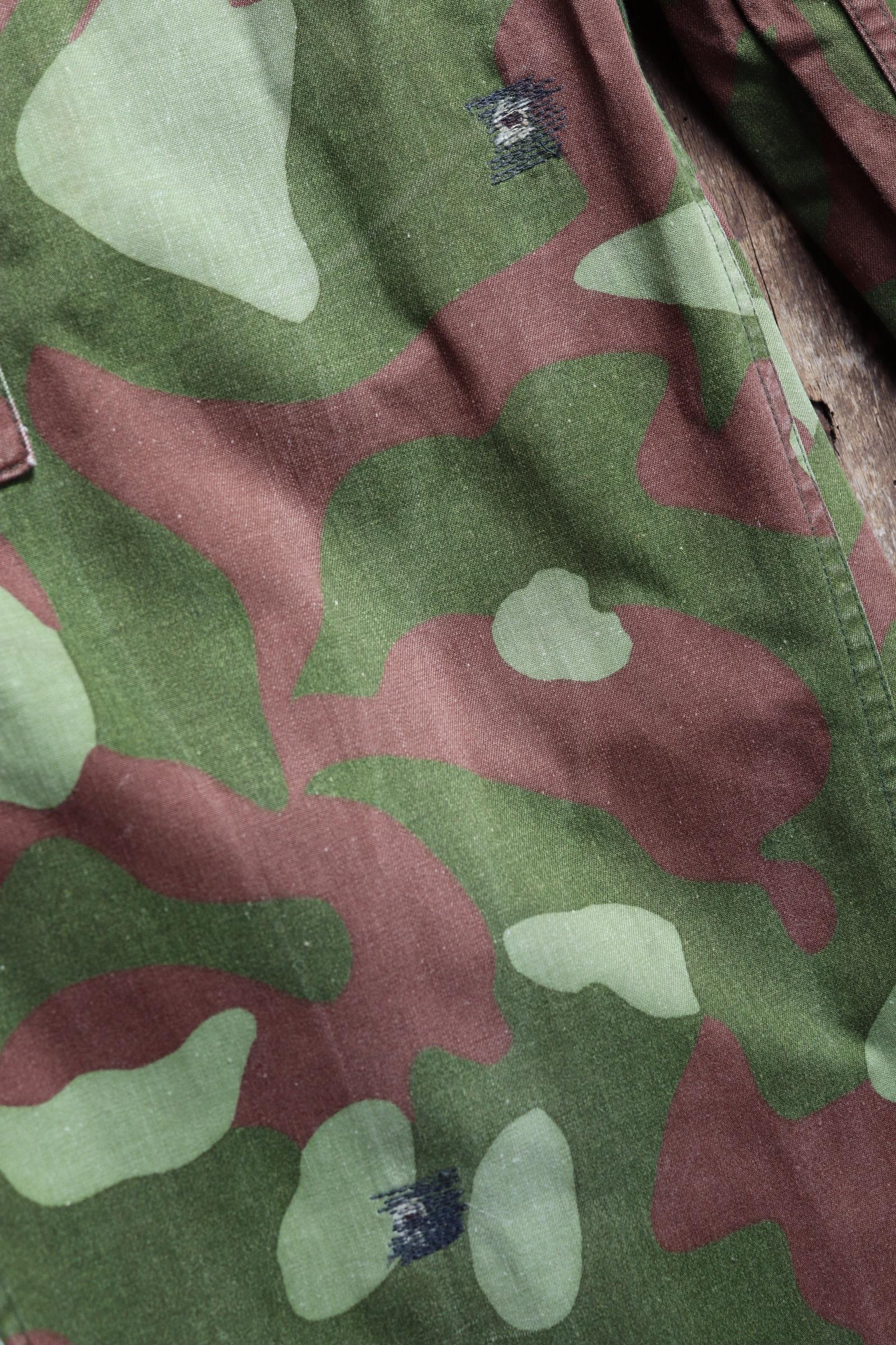 Vintage 1980s Finnish M62 camo trousers - windproof paratrooper pants - 39” x 29”