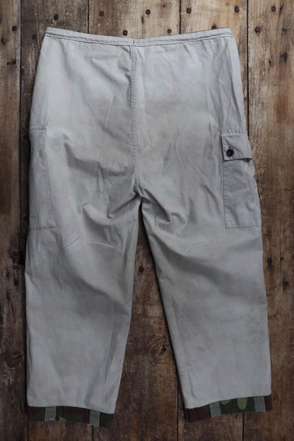 Vintage 1980s Finnish M62 camo trousers - windproof paratrooper pants - 39” x 28”