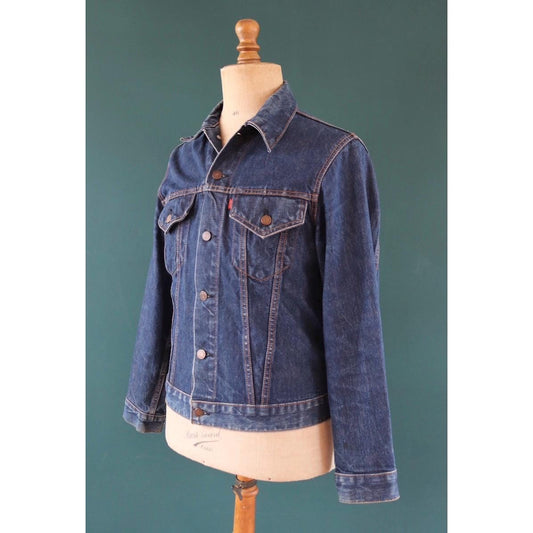 Vintage 1960s Levis big E denim jacket - Levi Strauss red tab - type 3 - trucker workwear -40” chest