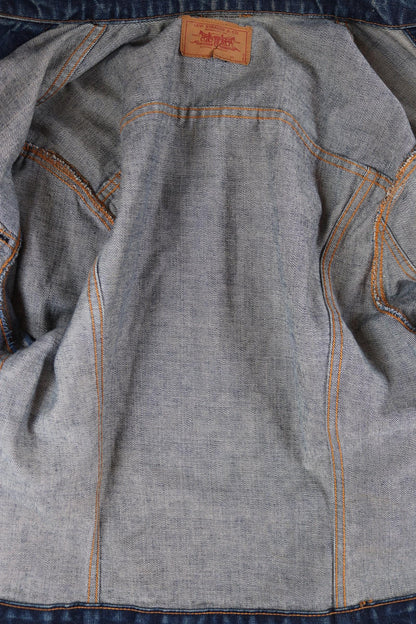 Vintage 1960s Levis big E denim jacket - Levi Strauss red tab - type 3 - trucker workwear -40” chest