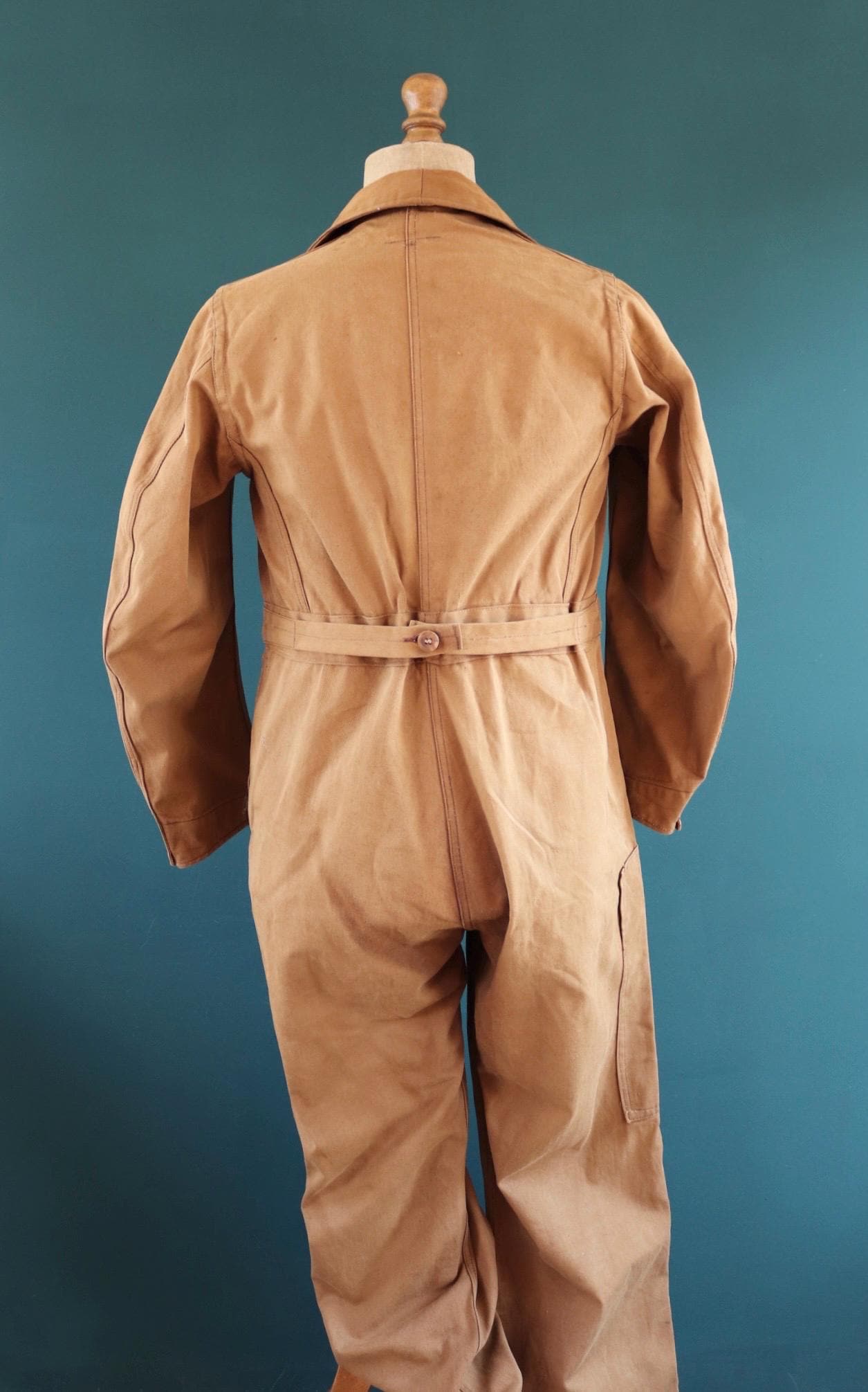 Vintage 1940s CC41 Shell coveralls - British workwear - rare petrolania - Shell Mex embroidery - 41” chest - 37” x 31”