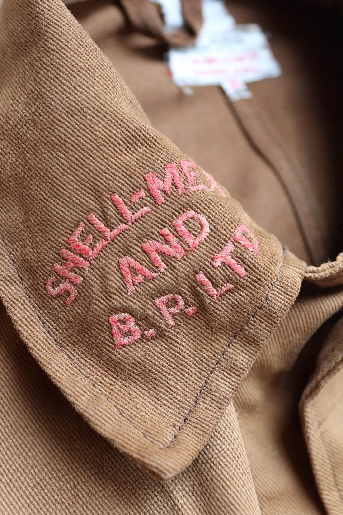 Vintage 1940s CC41 Shell coveralls - British workwear - rare petrolania - Shell Mex embroidery - 41” chest - 37” x 31”