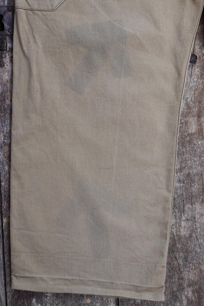 Vintage 1960s British army Gurkha trousers - military pleated pants - 30" x 27"
