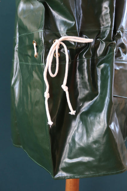 Vintage 1960s deadstock Yarmouth Oilskins smock - PVC rainwear - foul weather workwear - 51” chest