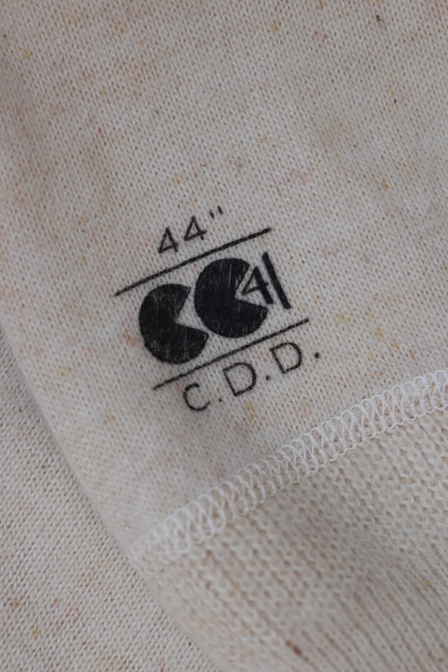 Vintage 1940s deadstock CC41 wool undershirt - WW2 clothing - Henley top - thermal layer - 44" chest