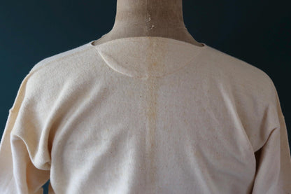 Vintage 1940s deadstock CC41 wool undershirt - WW2 clothing - Henley top - thermal layer - 44" chest