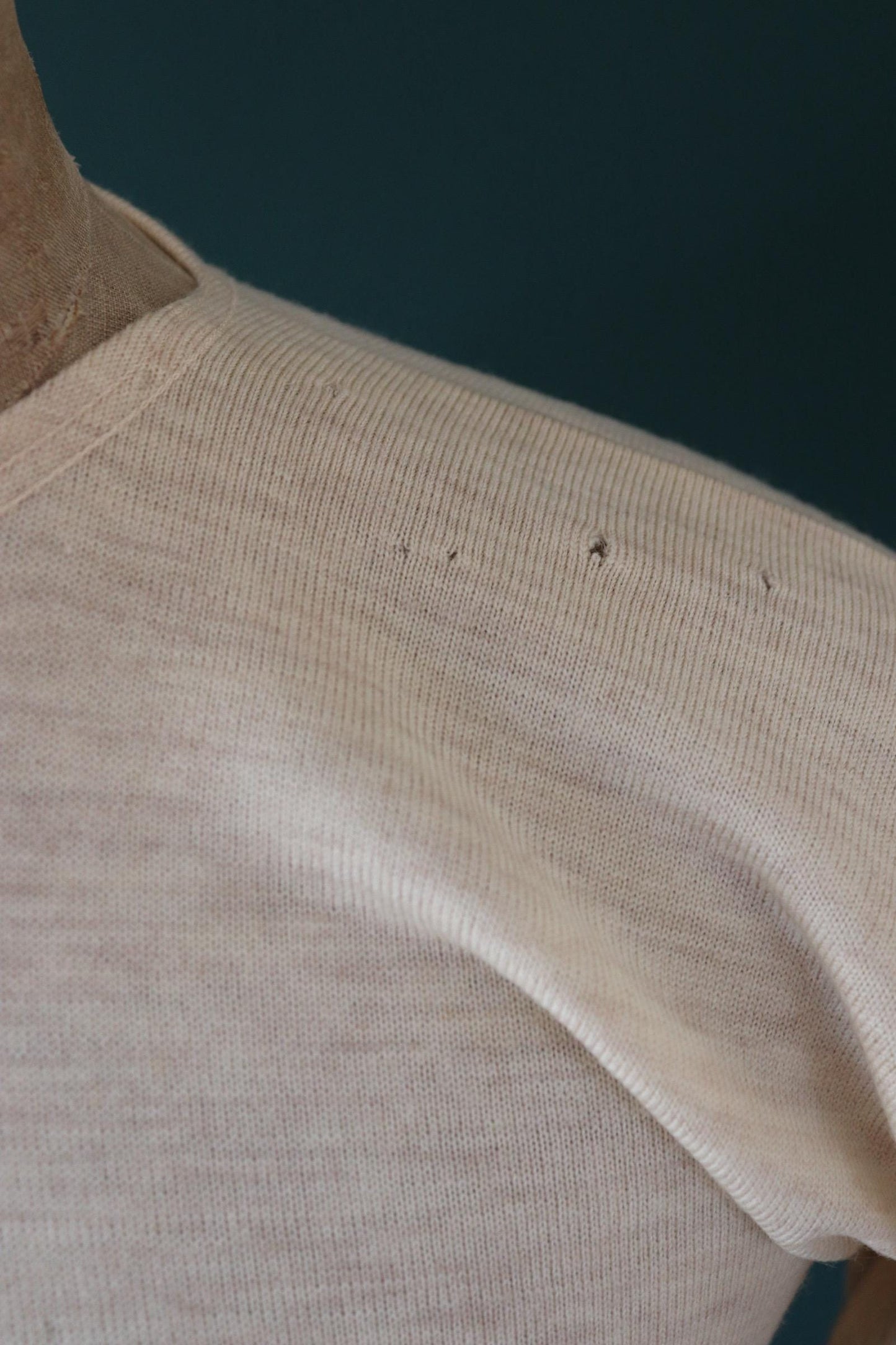 Vintage 1940s deadstock CC41 wool undershirt - WW2 clothing - Henley top - thermal layer - 36" chest