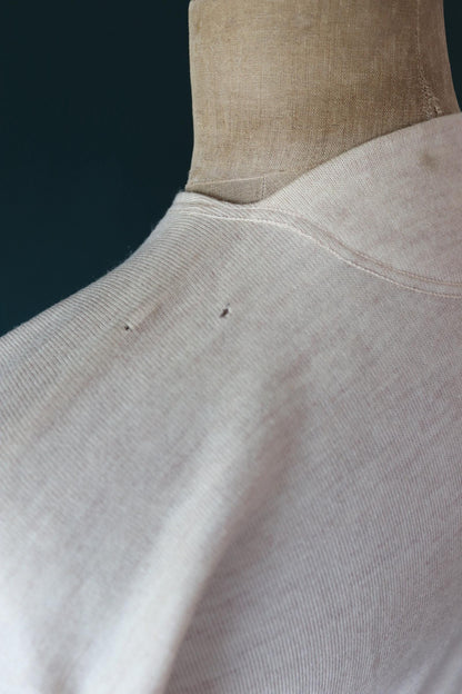 Vintage 1940s deadstock CC41 wool undershirt - WW2 clothing - Henley top - thermal layer - 37" chest