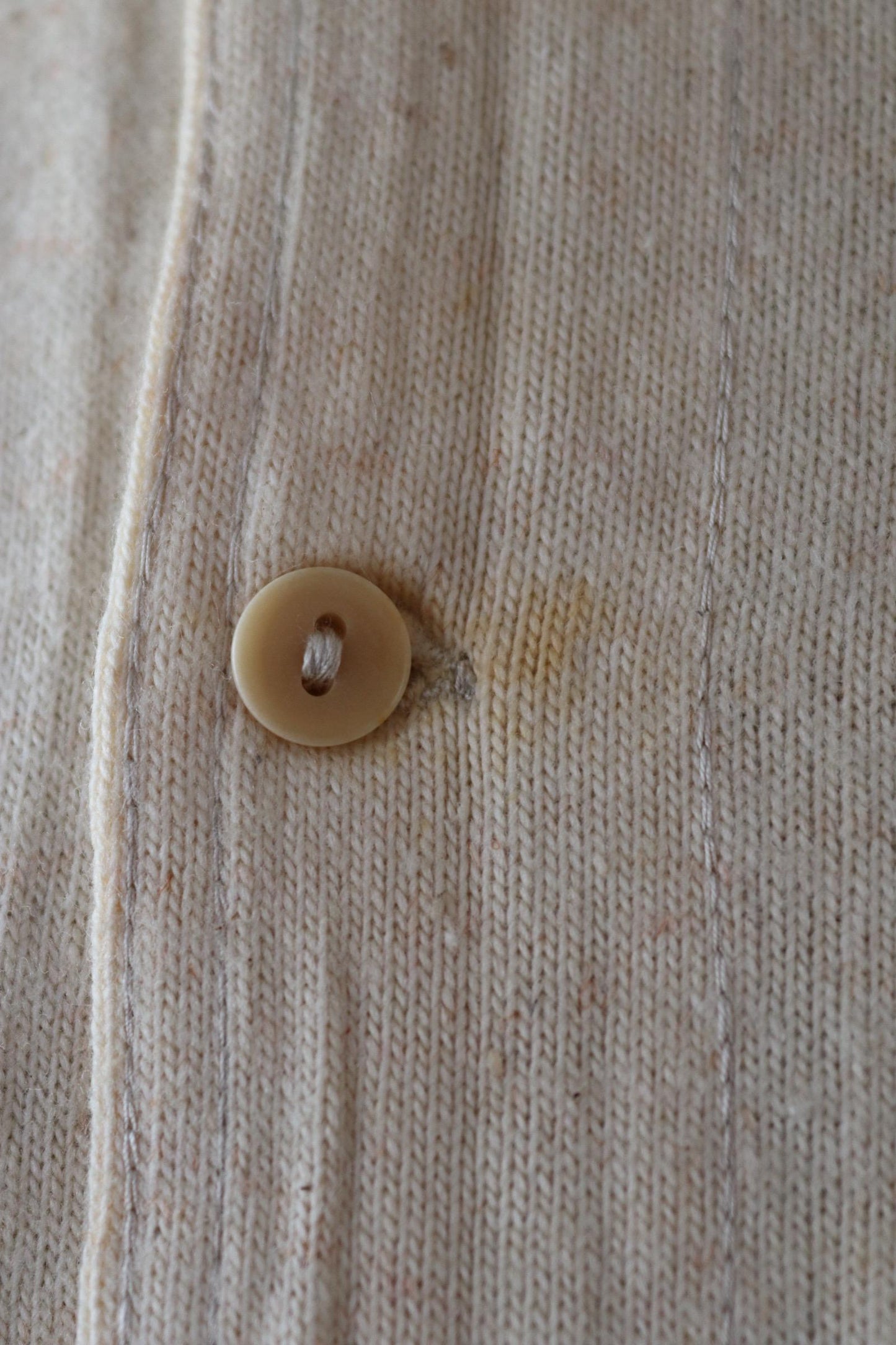 Vintage 1940s deadstock CC41 wool undershirt - WW2 clothing - Henley top - thermal layer - 44" chest