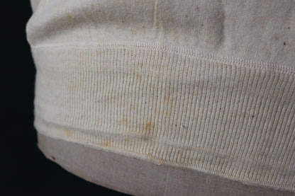 Vintage 1940s deadstock CC41 wool undershirt - WW2 clothing - Henley top - thermal layer - 47" chest