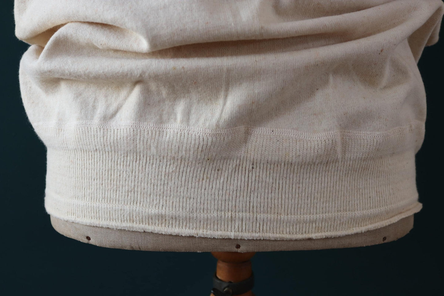 Vintage 1940s deadstock CC41 wool undershirt - WW2 clothing - Henley top - thermal layer - 44" chest