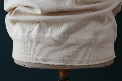 Vintage 1940s deadstock CC41 wool undershirt - WW2 clothing - Henley top - thermal layer - 44" chest
