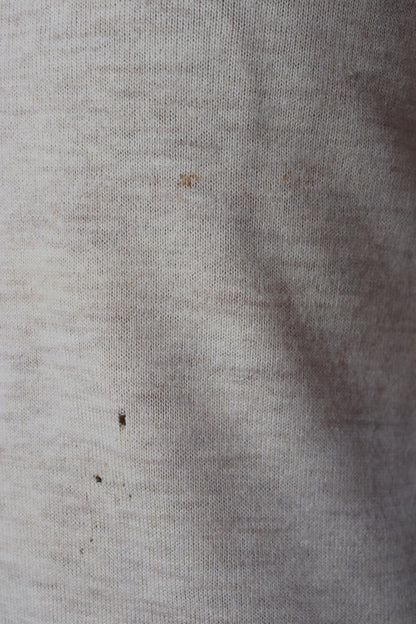 Vintage 1940s Harrods wool undershirt - WW2 clothing - Henley top - thermal layer - 40" chest