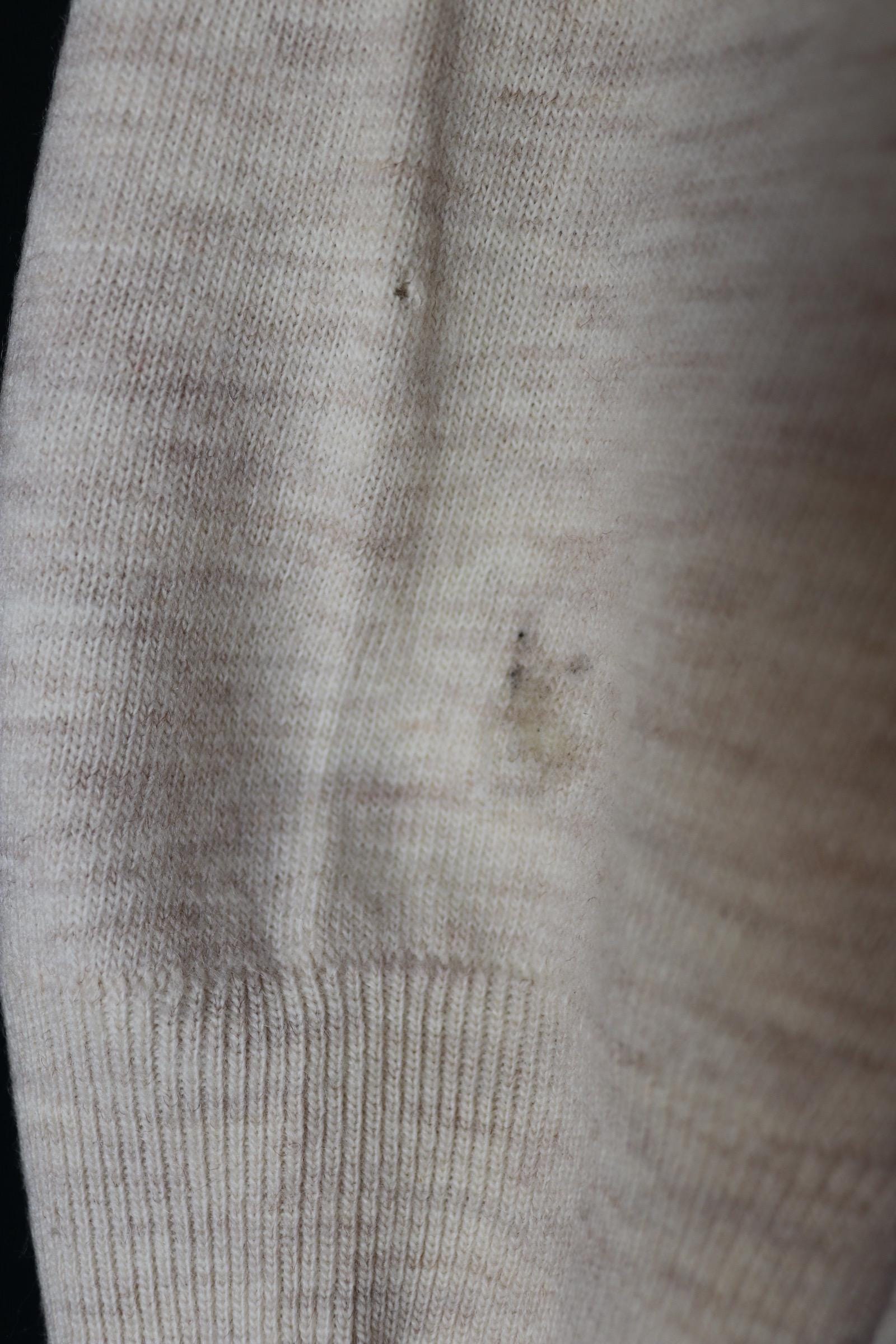 Vintage 1940s Harrods wool undershirt - WW2 clothing - Henley top - thermal layer - 40" chest
