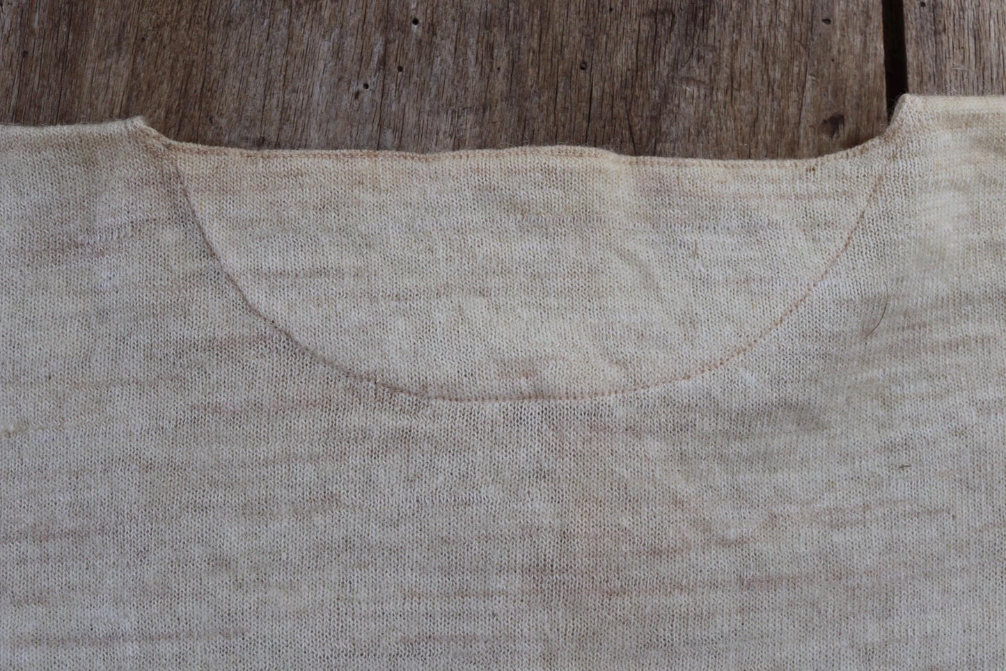 Vintage 1940s deadstock wool undershirt - WW2 clothing - Henley top - thermal layer - 35" chest