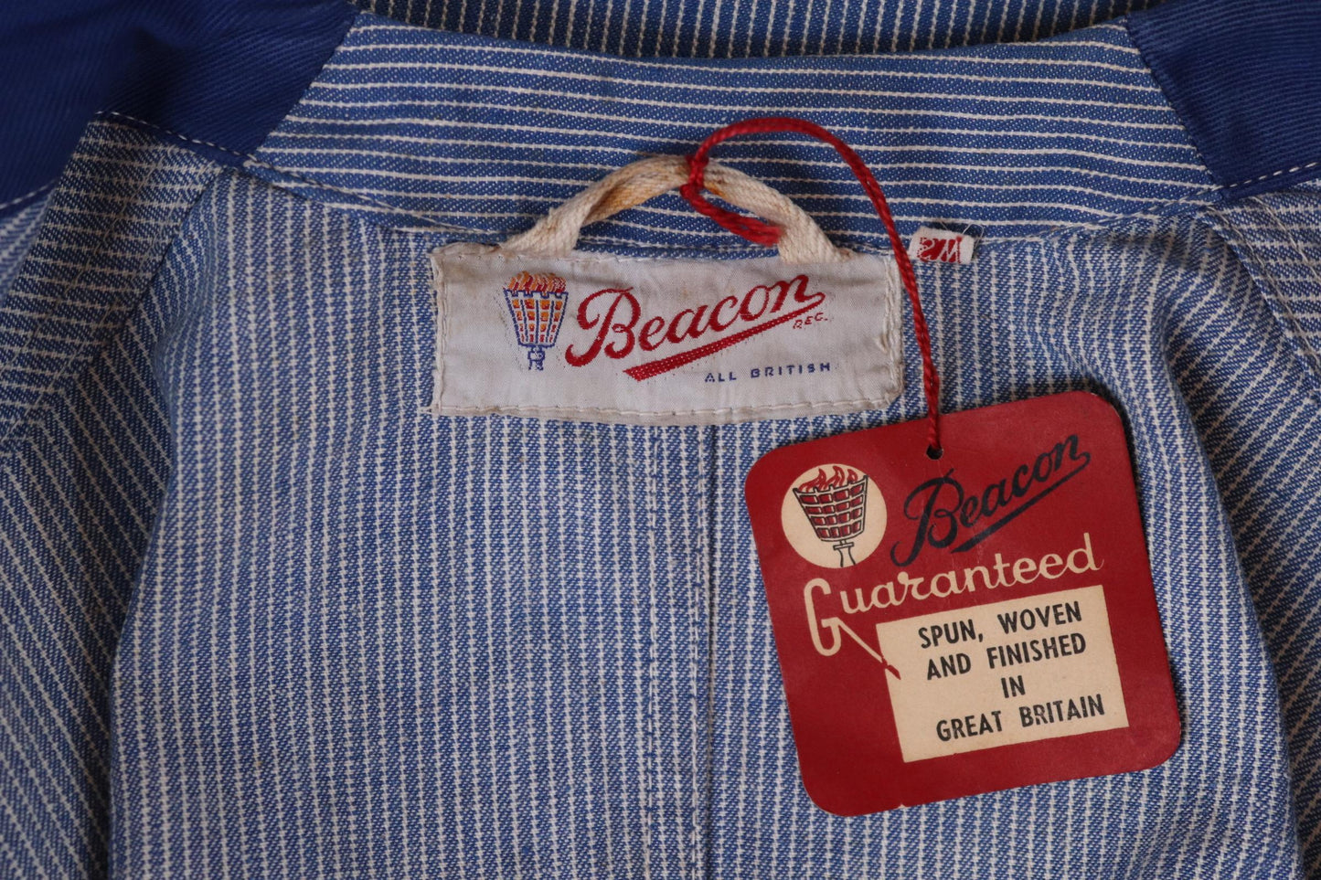 Vintage 1940s deadstock womens forecourt overall dress - Beacon British workwear - rare petrolania - Esso patch - 38” chest