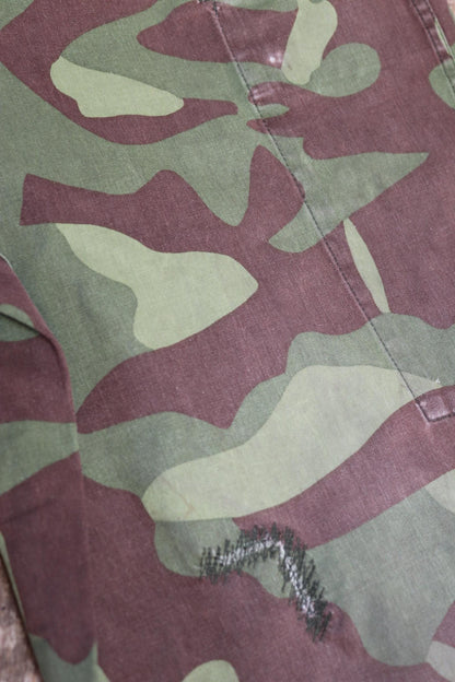 Vintage 1980s Finnish M62 camo trousers - windproof paratrooper pants - 38” x 28”