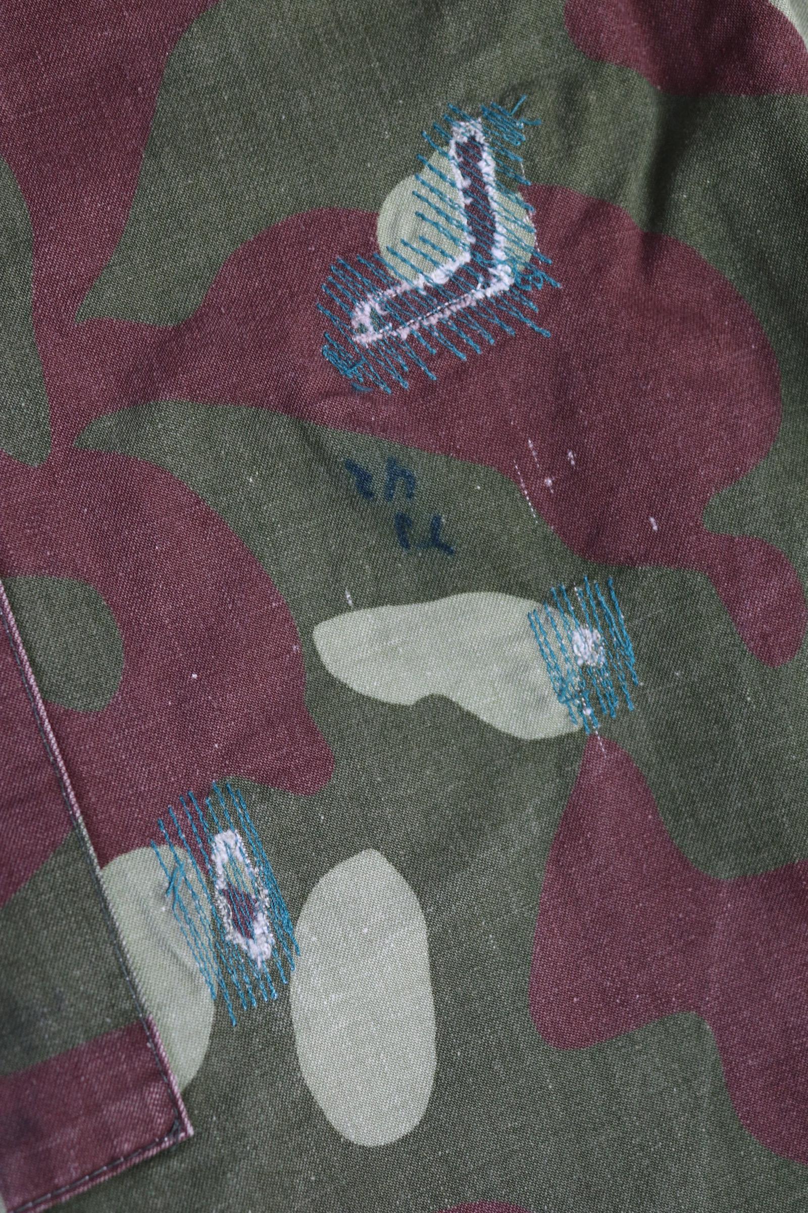 Vintage 1980s Finnish M62 camo trousers - windproof paratrooper pants - 38” x 29”