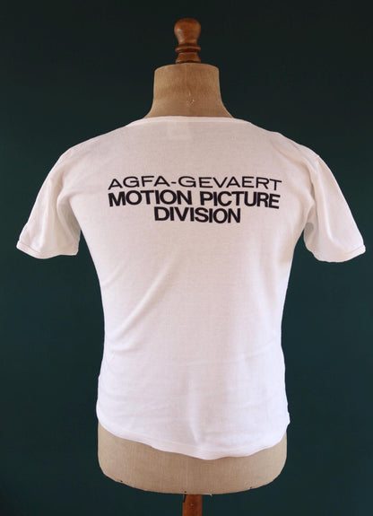 Vintage 1980s deadstock Agfa film t shirt - 38” chest