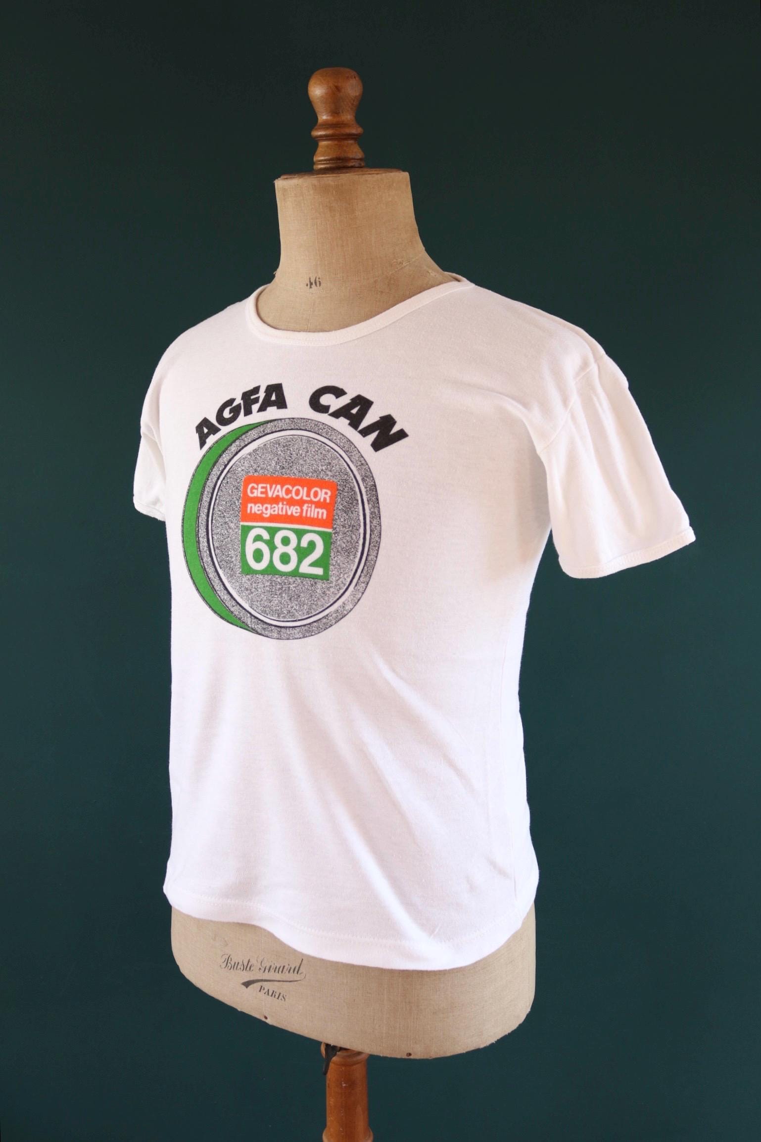 Vintage 1980s Agfa film t shirt - 38” chest