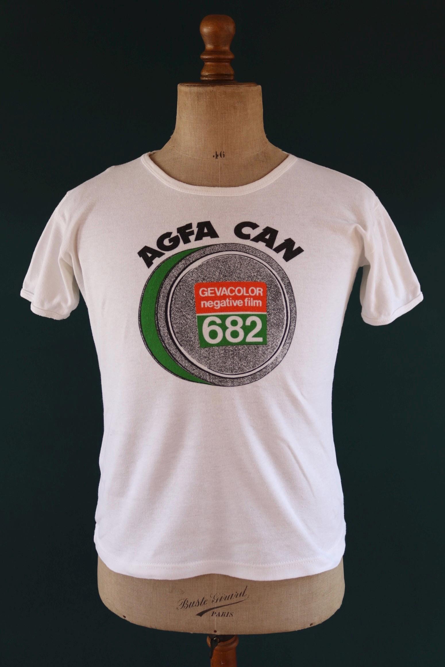 Vintage 1980s deadstock Agfa film t shirt - 38” chest