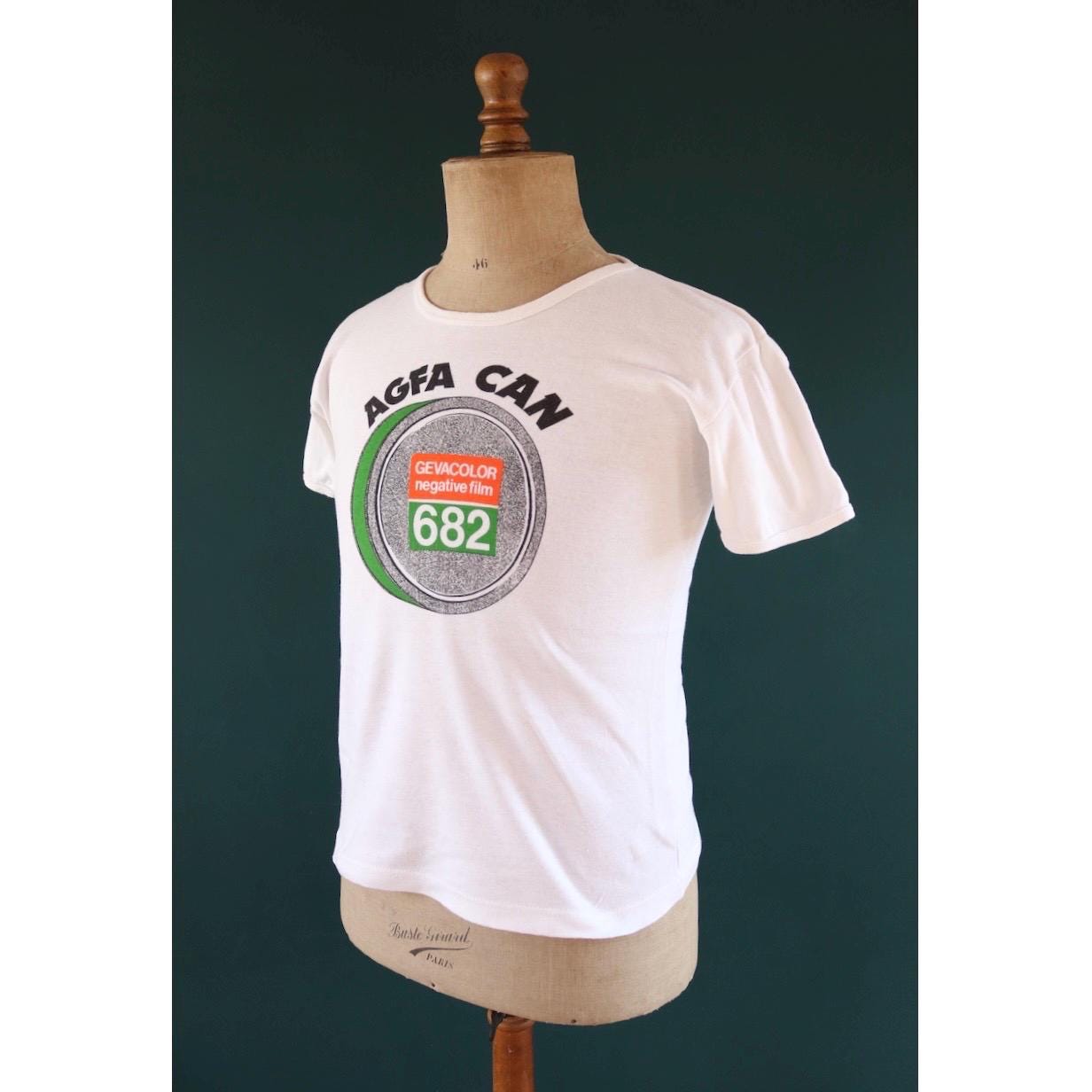 Vintage 1980s Agfa film t shirt - 38” chest