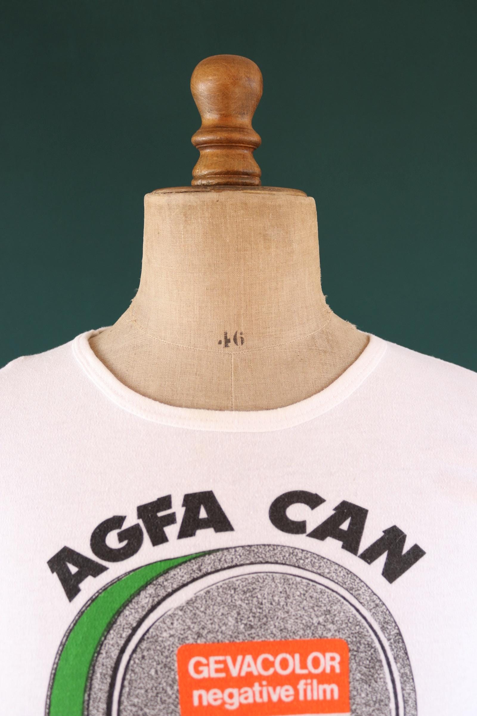 Vintage 1980s Agfa film t shirt - 38” chest