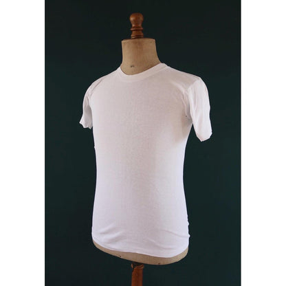 Vintage 1970s blank t shirt - plain white tee - 32” 34” 36” chest