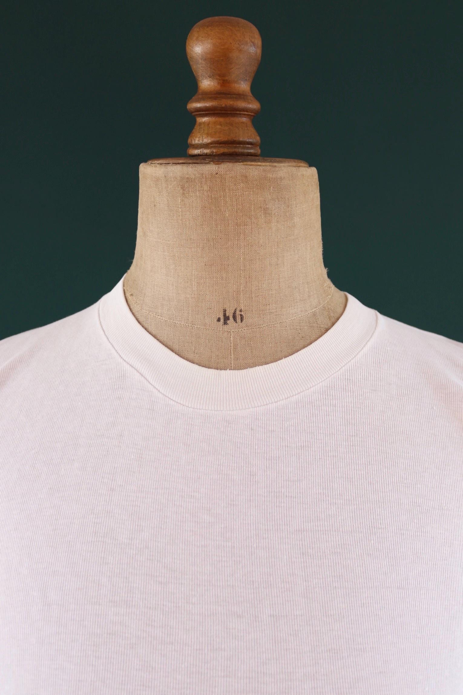 Vintage 1970s blank t shirt - plain white tee - 32” 34” 36” chest