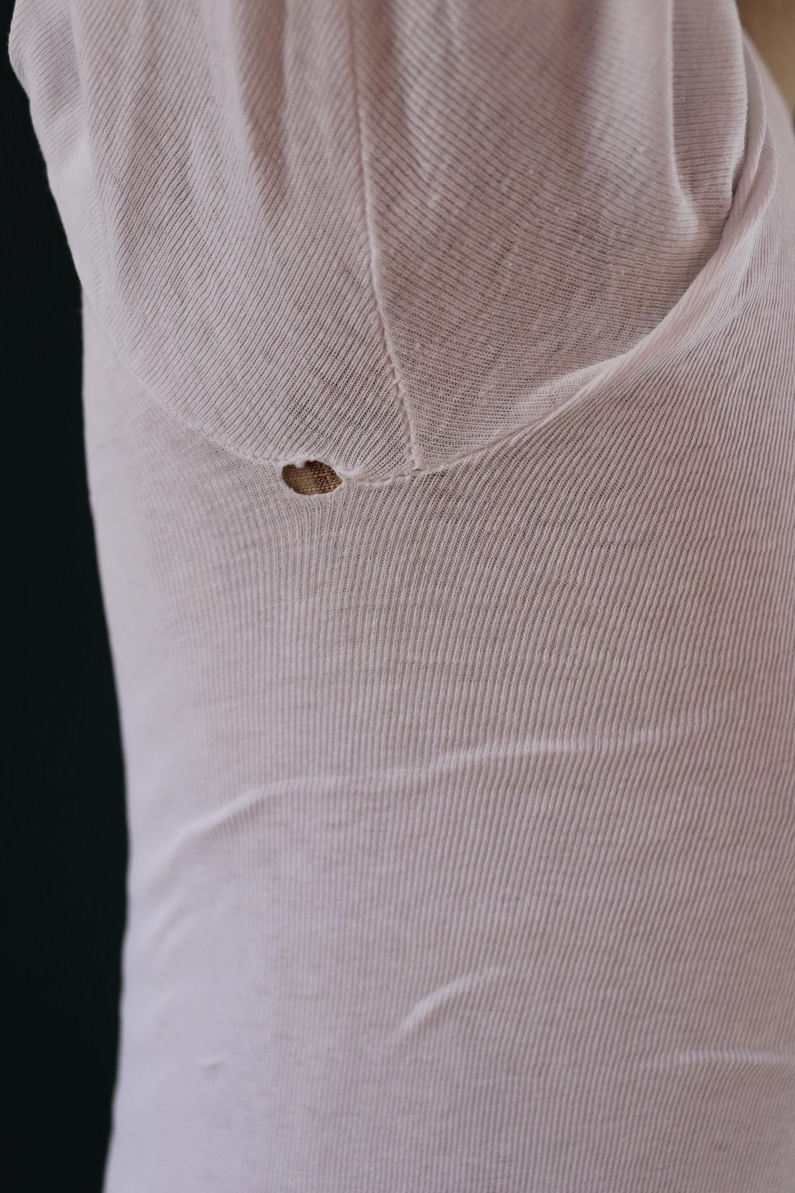 Vintage 1970s blank t shirt - plain white tee - 32” 34” 36” chest