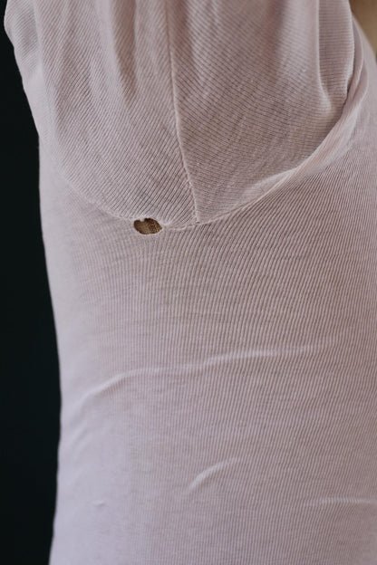 Vintage 1970s blank t shirt - plain white tee - 32” 34” 36” chest