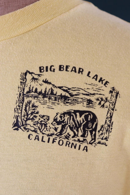 Vintage 1980s California bear t shirt - single stitch tee - 45” chest