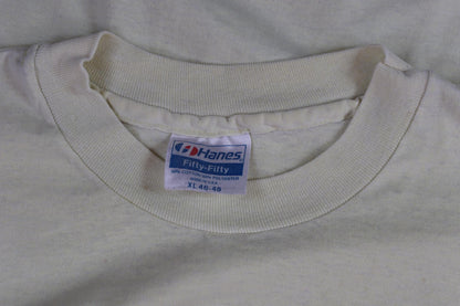 Vintage 1990s graphic t shirt - single stitch tee - made in USA - 45" chest